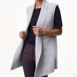 LOFT  Sweater vest duster Women’s size M